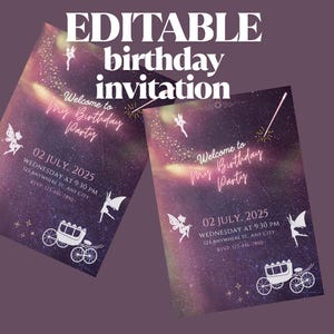 Birthday Invitation Card