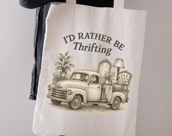 Thrifting Truck PNG: Retro Furniture Clipart, Watercolor Illustration (Digital Download)