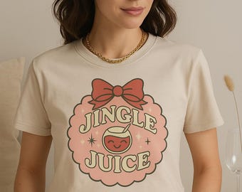 Jingle Juice Christmas PNG: Festive Holiday Drink Clipart