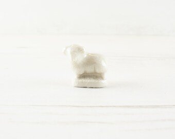 Wade Whimsies - White Sheep Ram - Miniature Figurine Noahs Ark