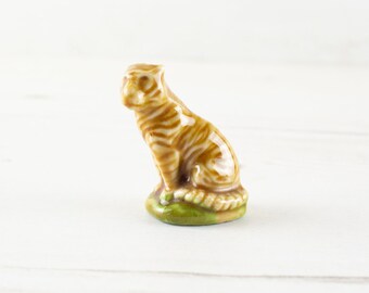 Wade Whimsies - Tiger - Miniature Figurine 80s Safari Animal