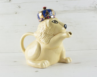 Vintage Price and Kensington Royal Lion Jug - Ceramic Novelty