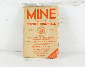 Vintage Mine Book - Edited By Stephen King-Hall Air and Sea Adventure Stories 1930s