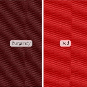 red Waterproof Canvas Fabric