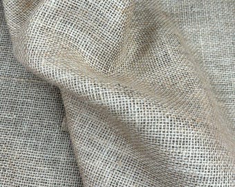 40” Natural Burlap Aisle Runner – Rustic Jute Aisle Runner for Country, Barn & Beach Wedding – Rustic Wedding Decor – Event Runway Runner