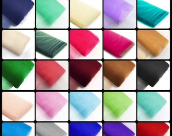 Tulle Fabric Bolt 54" x 40 Yards – Wedding, Party & Event Decor, Craft Supplies