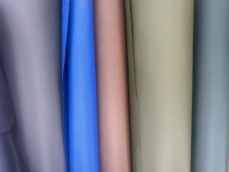Waterproof 600D Polyester Canvas Fabric: UV Resistant Marine Tarp image 1