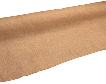 60" Wide Jute Burlap Fabric: Natural Hessian for Wedding Decor & Crafts