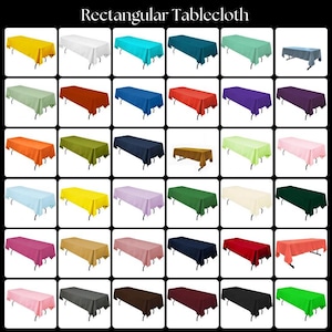 60&quot;x108&quot; Polyester Tablecloth | Rectangular Wedding & Holiday Décor