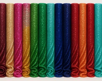 Irisierender Pailletten Stoff: 3 mm Pailletten auf Mesh, 134 cm breit - Stretch Glitz