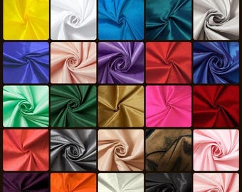 Stretch Taffeta Fabric: 60 Inch Wide Nylon Spandex Blend