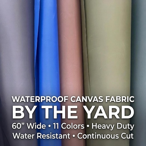 Waterproof 600D Polyester Canvas Fabric: UV Resistant Marine Tarp