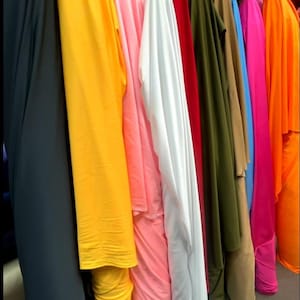 Shiny Milliskin Nylon Spandex 4-Way Stretch Fabric – By The Yard | Perfect for Dancewear, Gymnastics, Skating Costumes & Gowns