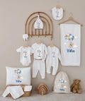 Personalized Baby Set with Name – 12-Piece Newborn Outfit for Boys – Baby Shower Gift – Custom Coming Home Set product logo