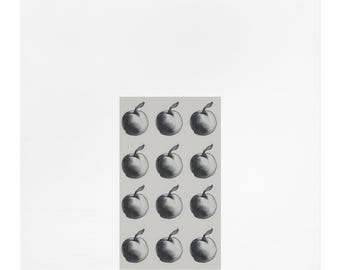 Toalla de té vintage con diseño de manzana