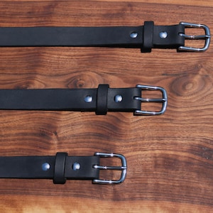 Handmade leather belt