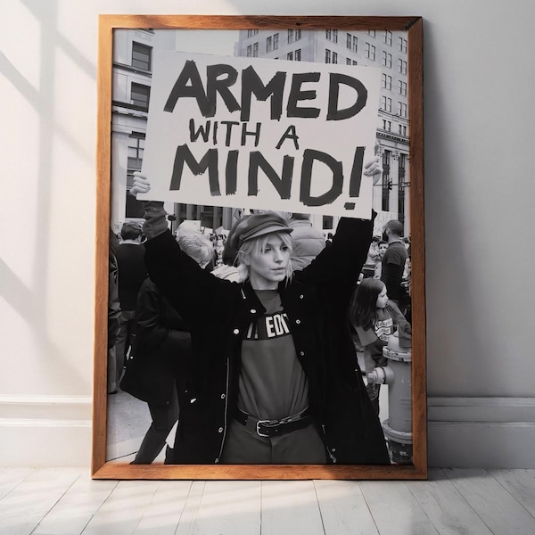 Feminist Photo Print: Empowered Women Protest Art