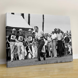 Arnold Palmer Photo 1966 Masters Augusta Golf Fotografia Tela, Impressão, Mesa, Gráfico, Decoração de Parede, Presente