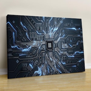 Computer Exhibition Poster: MIT Tech History Wall Art