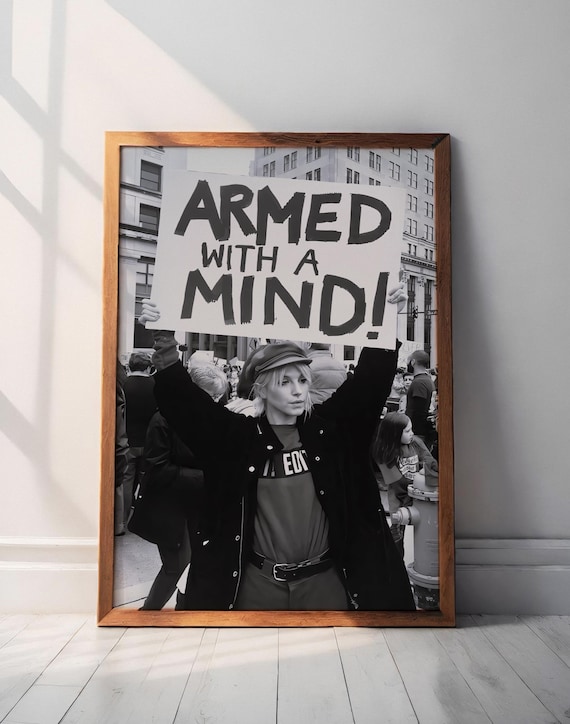 Feminist Photo Print: Empowered Women Protest Art