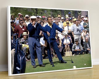 Ben HOGAN Arnold PALMER Smoking Photo Picture 1966 Masters Augusta Golf  Photograph Print 8x10, 8.5x11, 11x14 or 16x20 (bhogan Apalmer BH5)