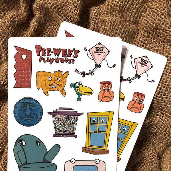 Pee-Wee's Playhouse Stickers