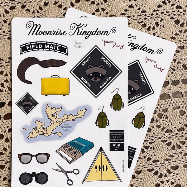 Moonrise Kingdom Stickers