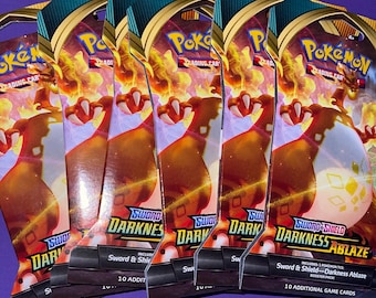 pokemon booster box sword and shield darkness ablaze & Shield: and blazes astoundingly bright as the Legendary Pokmon Eternatus arrives as a Pokmon V Pokemon Darkness Ablaze & Sword