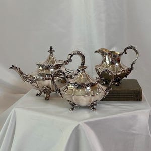 Reed and Barton Victorian Tea Set - Etsy