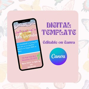 Love Island Birthday Invitation Editable Canva Template “you Gotta