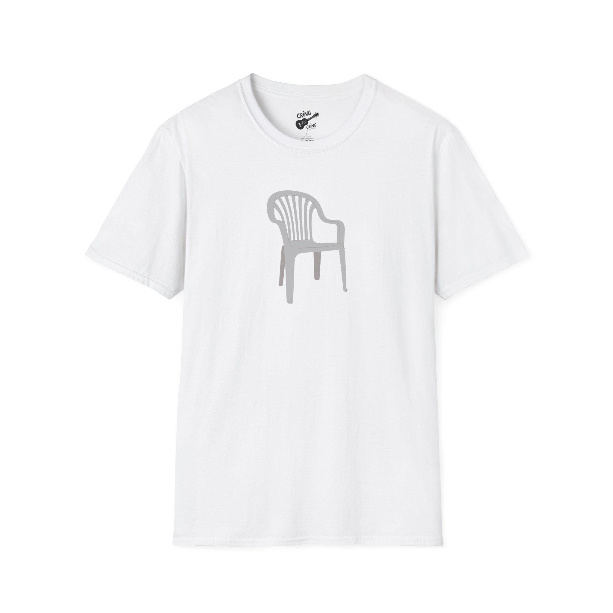 Silver Chair 100% Cotton Graphic Unisex Softstyle T-Shirt, Iconic Furniture Shirt, Alternative Rocker Tee, Band Reference Tee, Retro