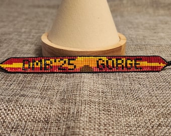 DMB '25 Gorge Bracelet — Sunset-Inspired Bead Loom Cuff