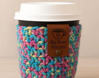 Mug Hug Crochet Pattern | Reusable Coffee Cup Cozy (PDF Pattern)