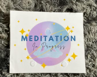Door Sign For Meditation