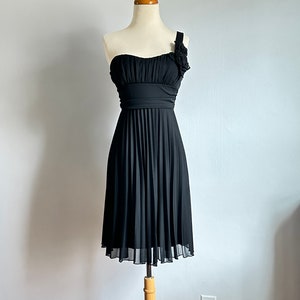 Black Cocktail Dress Size S/M Vintage