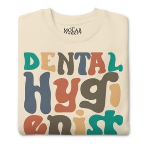 Sweat-shirt d&#39;hygiéniste dentaire - Vêtements de bureau de dentiste - Sweat-shirt d&#39;hygiène