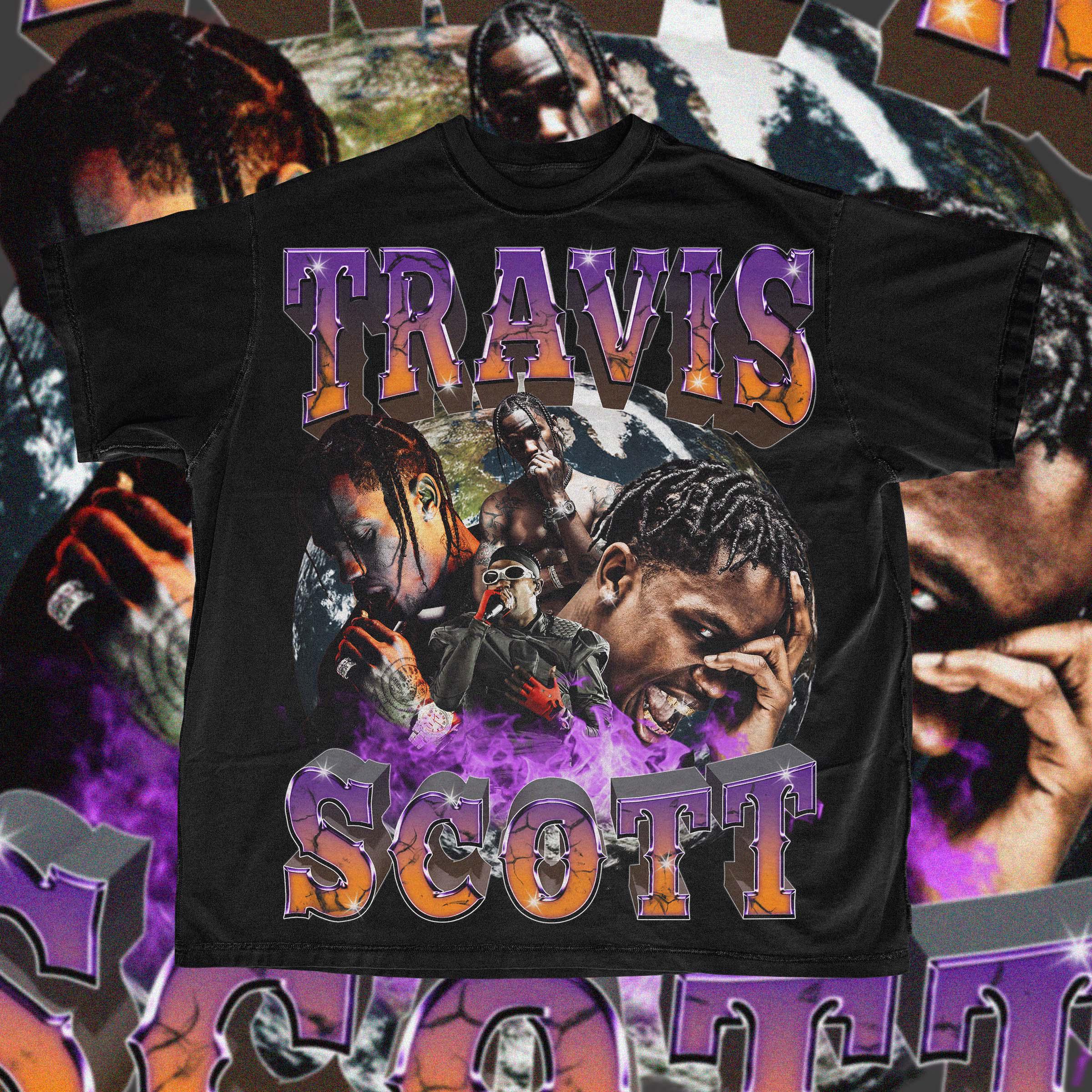 Travis Scott Shirt 90s Vintage Rap Tee - Etsy