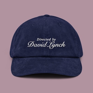 Directed by David Lynch Hat, Director Corduroy Cap, Cinema lover Gift, Arthouse films, A24