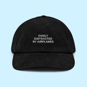 Easily Distracted By Airplanes Hat, Funny Pilot Hat, Airplanes Gift,  Aviation Gift, Gift For Pilot