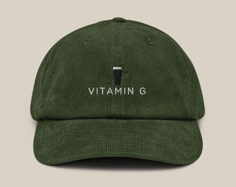 Guinness Pint Corduroy Hat: Vitamin G Irish Cap