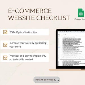 Lista de verificación completa para comercio electrónico: ¡Optimice su tienda web ahora mismo!