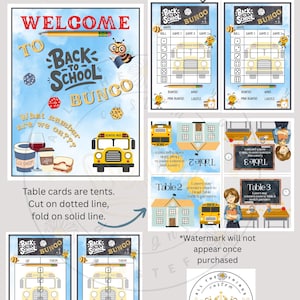 BACK to SCHOOL BUNCO Bundle! With this bundle you will receive high resolution pdf’s to print on standard size 8.5 x 11 paper! See details!