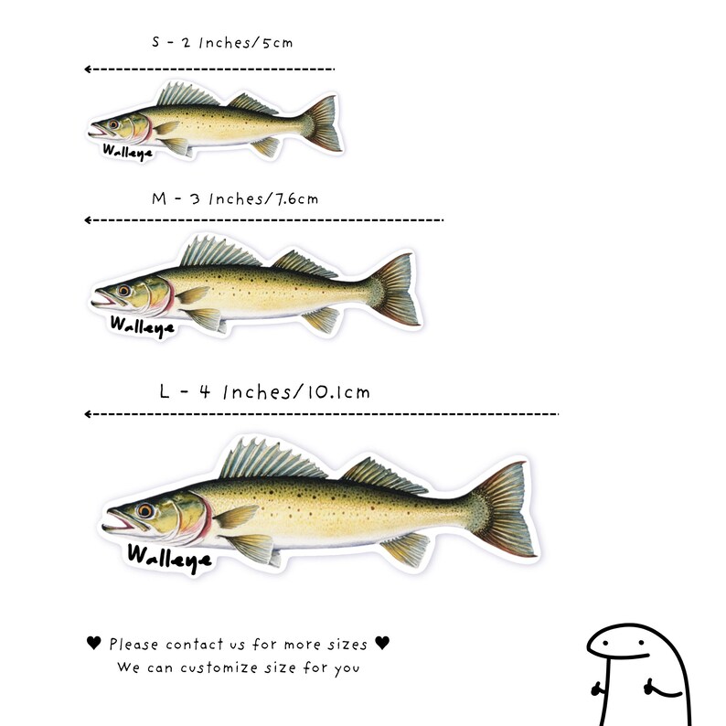 Fish Fin Sticker 50 Pcs Fish Sticker, Waterproof, Vinyl, Trout, Tuna, Salmon, Bass ...