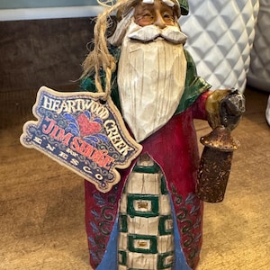 Vintage Jim Shore Heartwood Creek for Enesco 2002 Santa Figurine