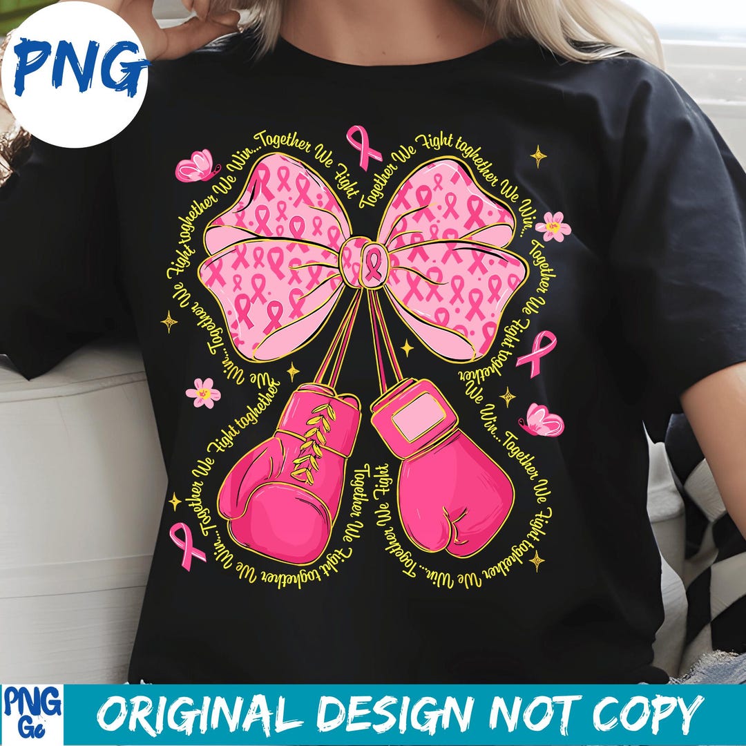 Pink Coquette Boxing Gloves PNG: Breast Cancer Awareness Ribbon Clipart ...