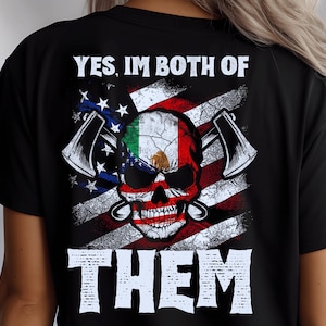 Proud Mexican USA Flag PNG: Dual Heritage Design (Digital Download)