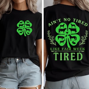 Funny Fair Week Tired PNG: Farm Show Sublimation Design (Digital Download)