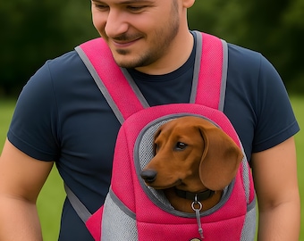 Mochila portátil para perros - Bolsas para perros - Regalo de cumpleaños - Bolsa de mano