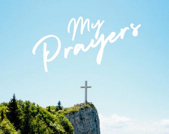 Christian Prayer Journal | Daily Scripture & Reflection Notebook | Guided Faith Journal for Women | Bible Study Printable | Digital Download