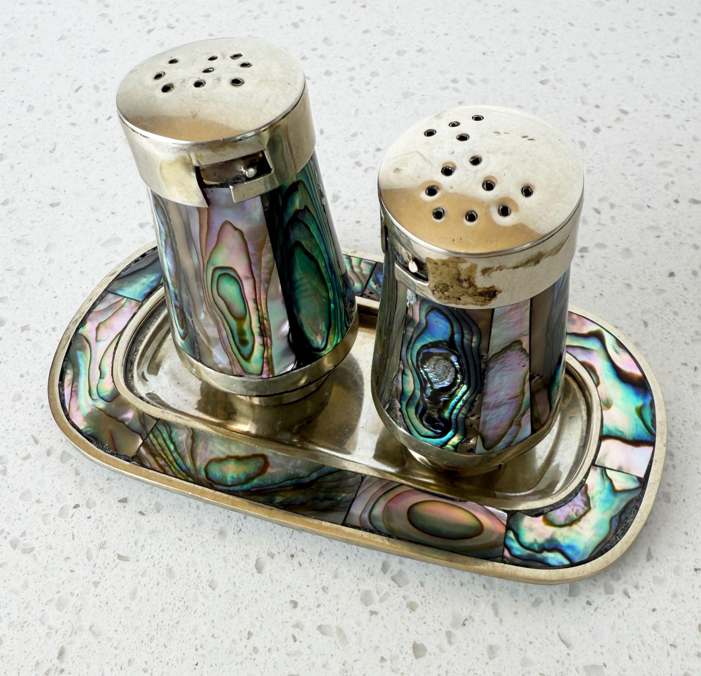 Mexican Silver Salt and Pepper Shakers - Etsy